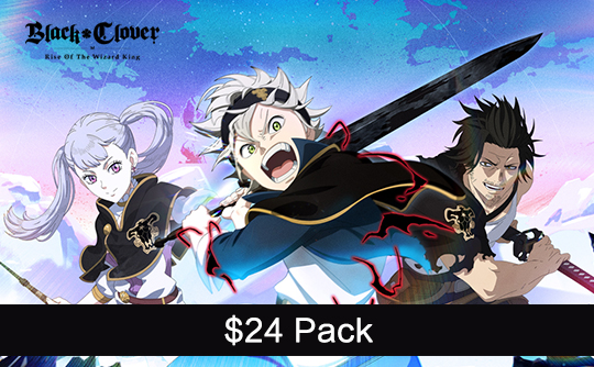 $24美金禮包（國際服）上號代充黑色五葉草M魔法帝之道