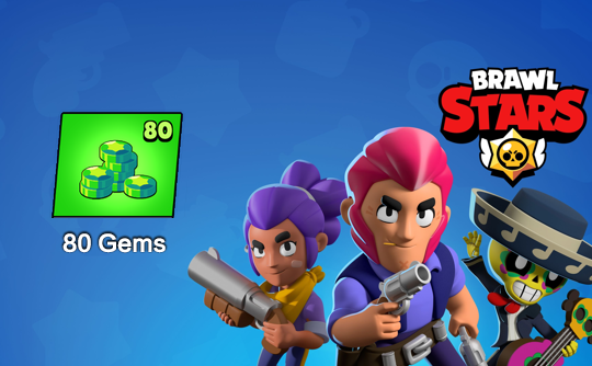 80寶石（國際服）上號代充荒野亂鬥Brawl Stars