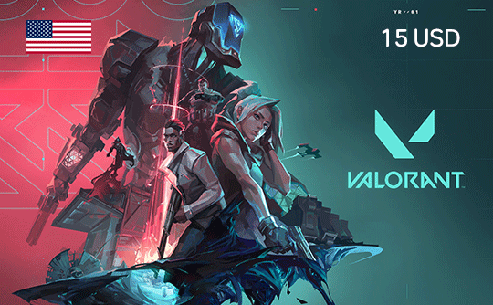 Valorant禮品卡15美元（美國）