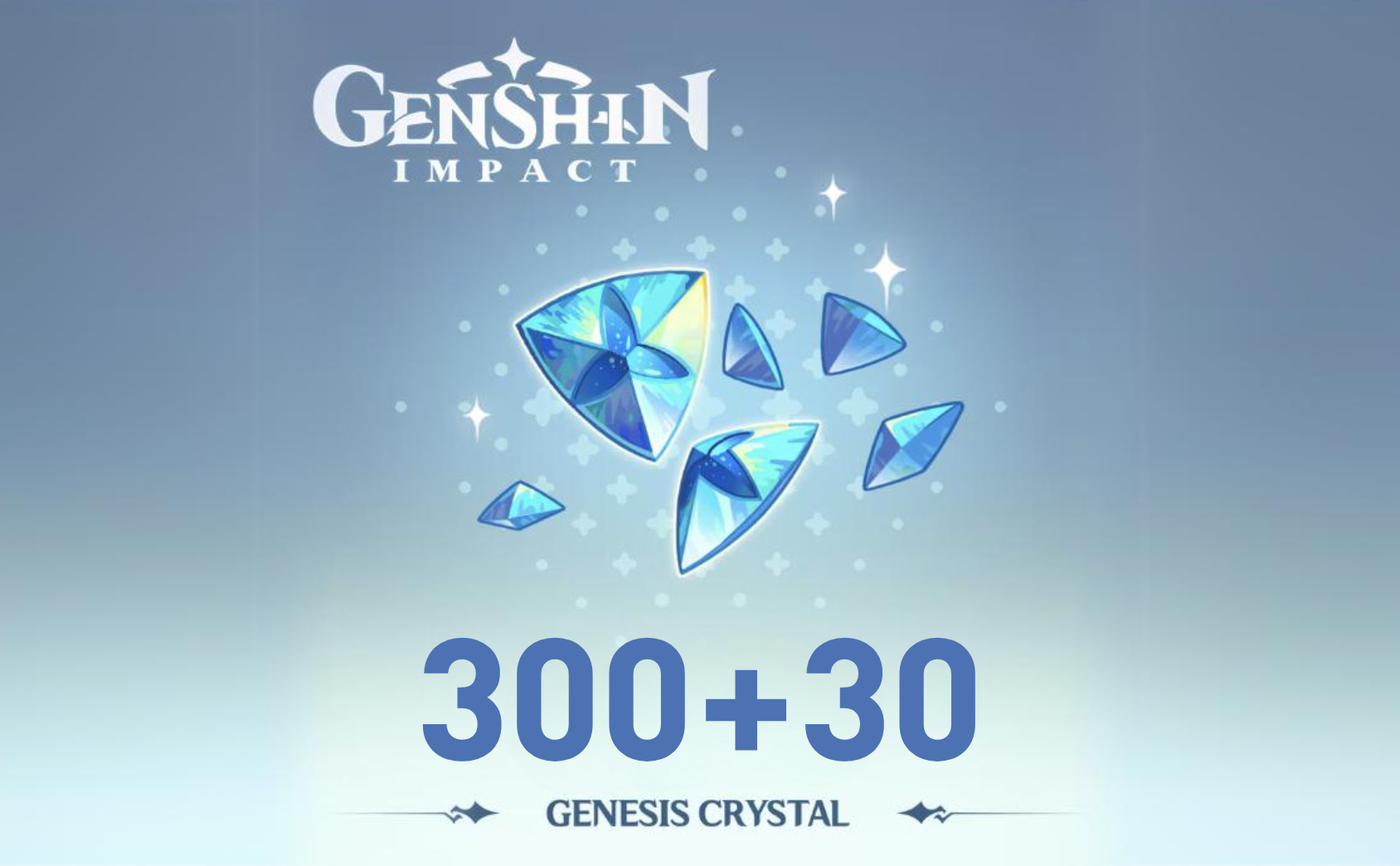 300+30創世結晶(國際服)ID直充 原神Genshin Impact 300+30創世結晶(國際服)ID直充 原神Genshin Impact