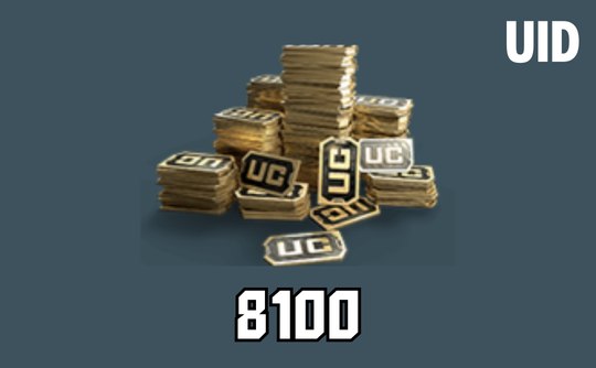 8100 UC（國際服）id代充 絕地求生手遊刺激戰場PUBG MOBILE