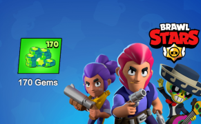 170寶石（國際服）上號代充荒野亂鬥Brawl Stars